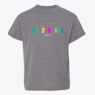 Hayden Lake Idaho Color Pop Youth T-shirt