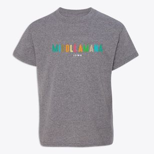 Middle Amana Iowa Color Pop Youth T-shirt