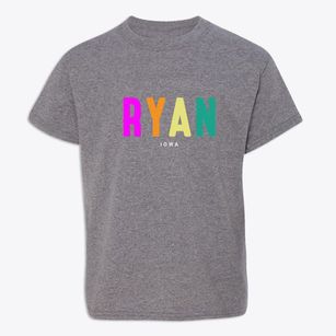 Ryan Iowa Color Pop Youth T-shirt