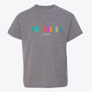 Two Rivers Alaska Color Pop Youth T-shirt