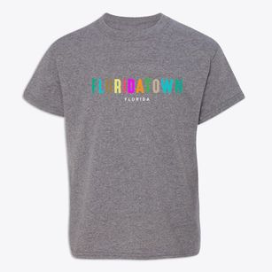 Floridatown Florida Color Pop Youth T-shirt