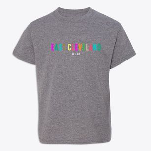 East Cleveland Ohio Color Pop Youth T-shirt