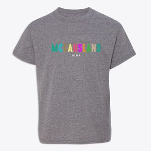 Mccausland Iowa Color Pop Youth T-shirt