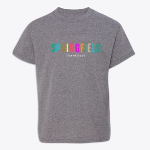 Springfield Tennessee Color Pop Youth T-shirt