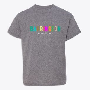 Barrington Rhode Island Color Pop Youth T-shirt