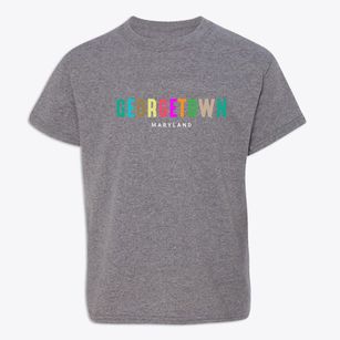Georgetown Maryland Color Pop Youth T-shirt