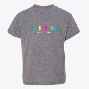 Beards Fork West Virginia Color Pop Youth T-shirt