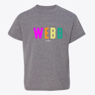 Webb Iowa Color Pop Youth T-shirt