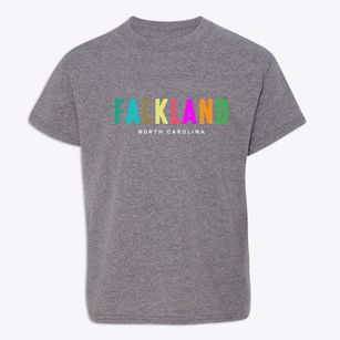 Falkland North Carolina Color Pop Youth T-shirt