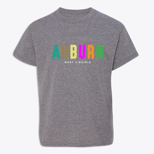 Auburn West Virginia Color Pop Youth T-shirt