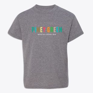 Piney Green North Carolina Color Pop Youth T-shirt