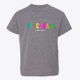 Stockham Nebraska Color Pop Youth T-shirt
