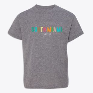 South Miami Florida Color Pop Youth T-shirt