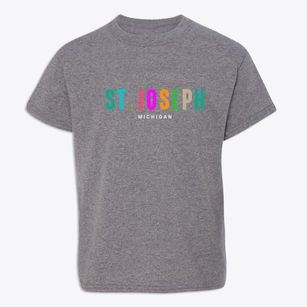 St. Joseph Michigan Color Pop Youth T-shirt