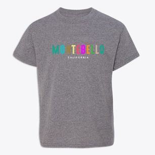 Montebello California Color Pop Youth T-shirt
