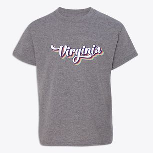  Virginia Retro Candy Vibes Youth T-shirt