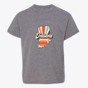  Indiana Retro Art Youth T-shirt