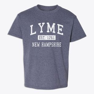 Lyme New Hampshire Classic Established Youth T-shirt