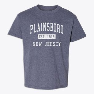 Plainsboro New Jersey Classic Established Youth T-shirt