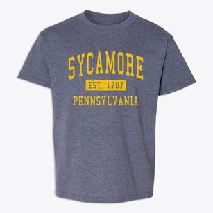Sycamore Pennsylvania Classic Established Youth T-shirt