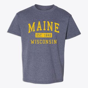 Maine Wisconsin Classic Established Youth T-shirt