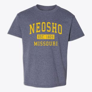 Neosho Missouri Classic Established Youth T-shirt