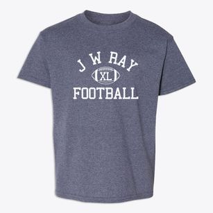 J W Ray Learning Center Classic Football Youth T-shirt