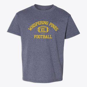 Whispering Pines Off Campus Classic Football Youth T-shirt