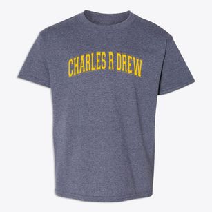 Charles R Drew K-8 Center Varsity Arch Youth T-shirt