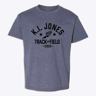 K.i. Jones Elementary School Track and Field Youth T-shirt