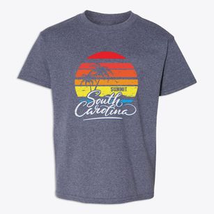 Summit South Carolina Palm Tree Sunset Youth T-shirt