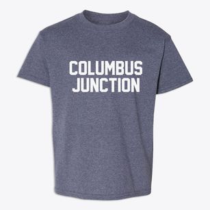 Columbus Junction Iowa Classic Block Youth T-shirt
