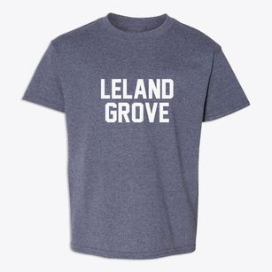 Leland Grove Illinois Classic Block Youth T-shirt