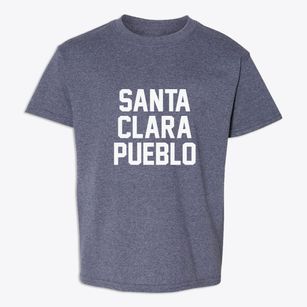 Santa Clara Pueblo New Mexico Classic Block Youth T-shirt