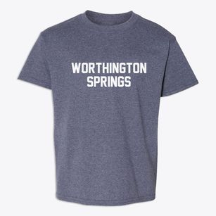 Worthington Springs Florida Classic Block Youth T-shirt