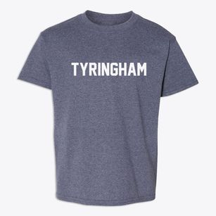 Tyringham Massachusetts Classic Block Youth T-shirt