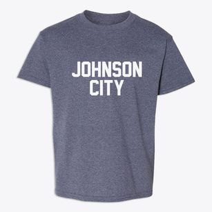 Johnson City New York Classic Block Youth T-shirt