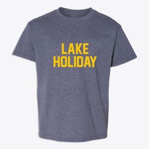 Lake Holiday Illinois Classic Block Youth T-shirt