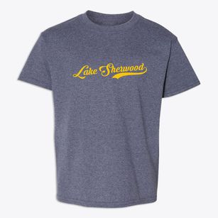 Lake Sherwood Wisconsin Vintage Team Youth T-shirt