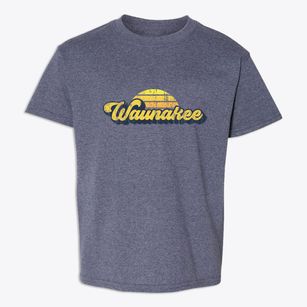Waunakee Wisconsin Sublime Sunset Youth T-shirt