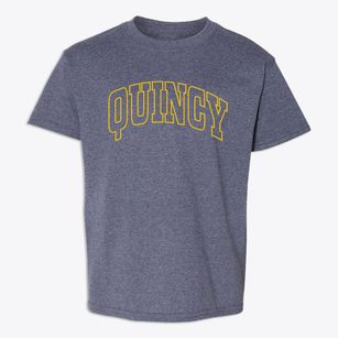 Quincy Illinois Trendy Block Youth T-shirt