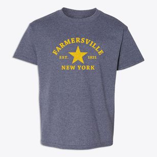 Farmersville New York Star Youth T-shirt