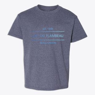 Lac Du Flambeau Wisconsin Horizon Youth T-shirt