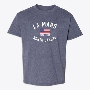 La Mars North Dakota Patriot Youth T-shirt