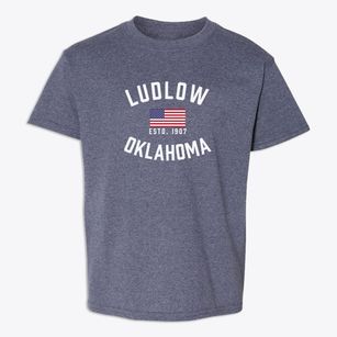 Ludlow Oklahoma Patriot Youth T-shirt