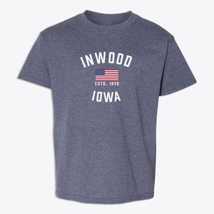 Inwood Iowa Patriot Youth T-shirt