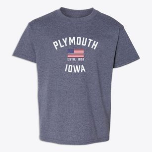 Plymouth Iowa Patriot Youth T-shirt