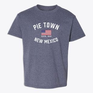 Pie Town New Mexico Patriot Youth T-shirt