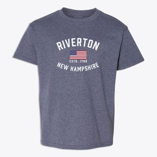 Riverton New Hampshire Patriot Youth T-shirt