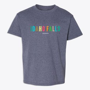 Idaho Falls Idaho Color Pop Youth T-shirt